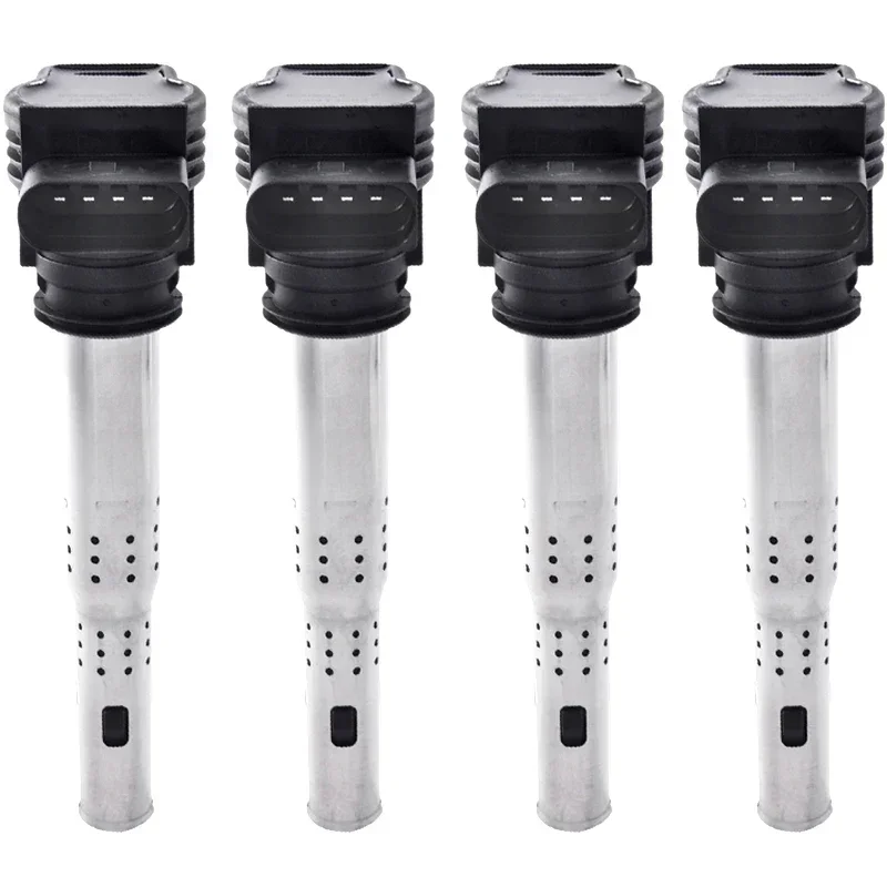 4-катушка зажигания для Audi A3 A4 A5 A6 Q5 RS4 RS5 TT Allroad 2.0L 2006 2007 2008 2009 2010 2011 2012 2013 2014 2015 06F 905115