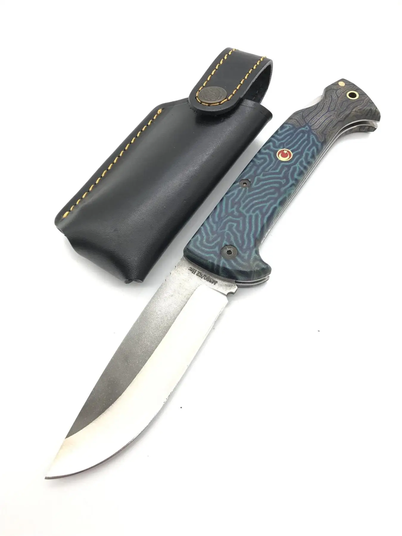 

Походный карманный нож ручной работы M390 № 2 BB88-5