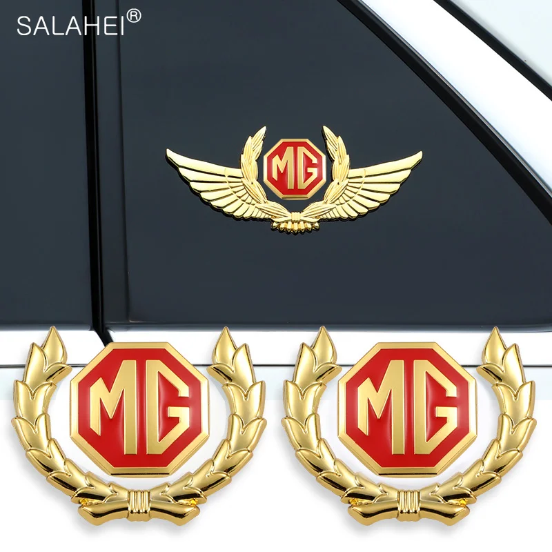

Metal Alloy Wheat Ears Car Body Sticker For Morris Garages MG GT MG3 MG5 MG6 MG7 MG3SW MGTF MG996R HS MG90S MG995 Accessories