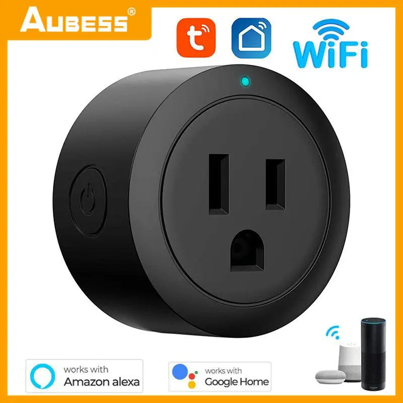 

Us Wifi App Remote Control Timing Plug Tuya 10a Smart Socket Smart Home Work With Alexa Google Home Voice Control Smart Plug