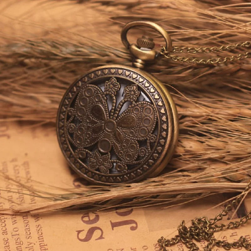 Кварцевые карманные часы с одним направленным безелем