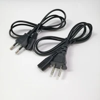 1000pcs universal 1m us european standard power cable 8 eight tail for ps2 ps3 psp psv game console