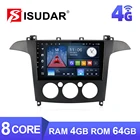 Автомагнитола ISUDAR T68 для Ford S Max 2006-2015, 2 din, Android, навигация, Авторадио, мультимедиа, GPS, DVR, камера, FM, Wi-Fi, ПЗУ 32 Гб