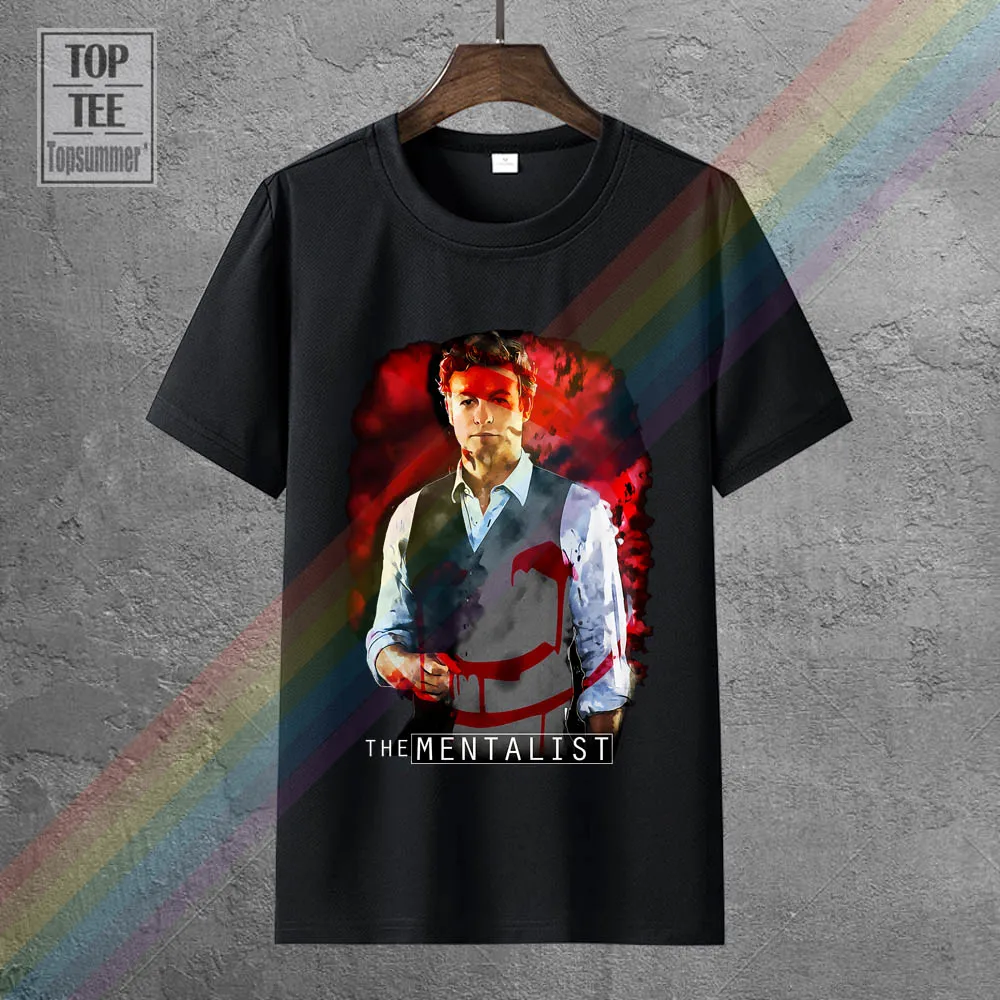

The Mentalist T Shirt Funny Horror T Shirts Skull Anime Clothes Couple Tshirts Retro Gothic Tee-Shirt