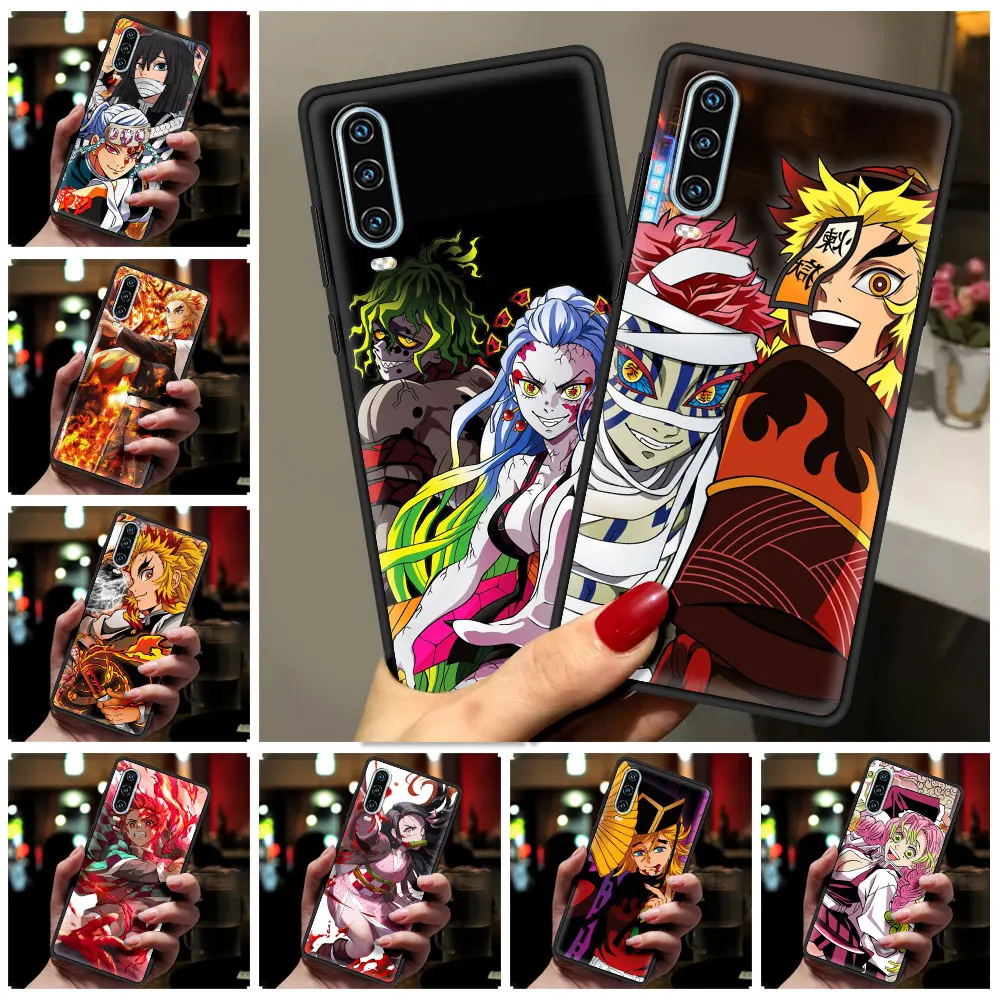 

Demon Slayer Anime Case For Huawei P50 P40 P30 Lite E P20 Pro Y9 Y7 Y6 2019 P Smart 2021 Z Y6p Y7a Y9s Phone Cover Funda Coque