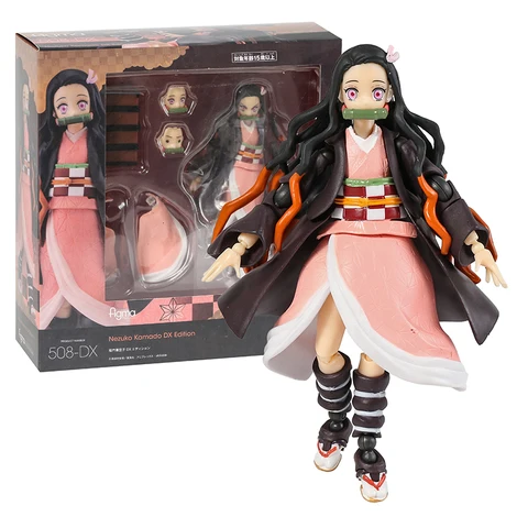 Экшн-фигурка Kamado Nezuko Figma 508-DX Tanjiro 498-DX Zenitsu 522-DX 6 дюймов