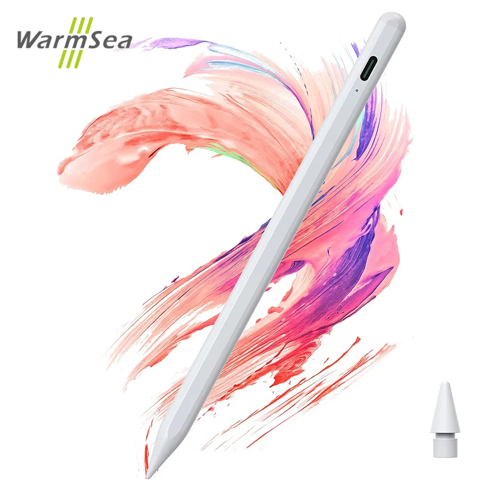 

Стилус для Apple Pencil iPad Pro, сенсорный Стилус для настольного ПК с поддержкой Bluetooth, дисплей питания для iPad 2021, 2020, 2019, 2018