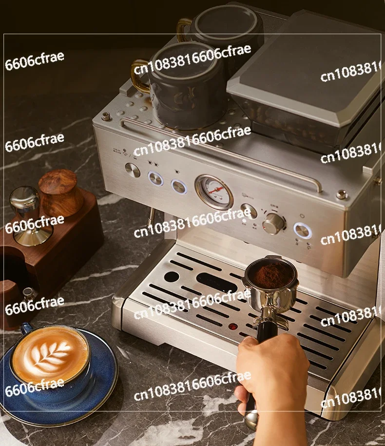 Кофейная машина домашняя маленькая ленточная шлифовальная интегрированная