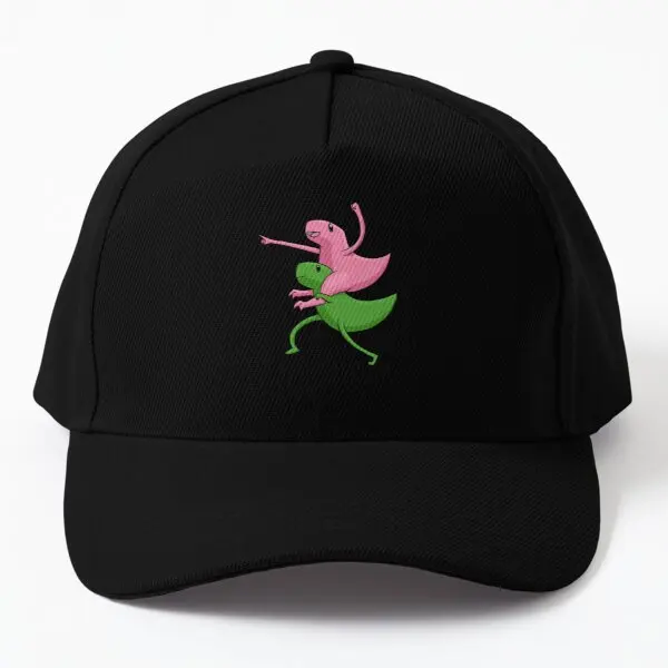 

2 Dino Team Up Baseball Cap Hat Casual Bonnet Women Outdoor Czapka Casquette Snapback Spring Summer Hip Hop Sun Black Sport