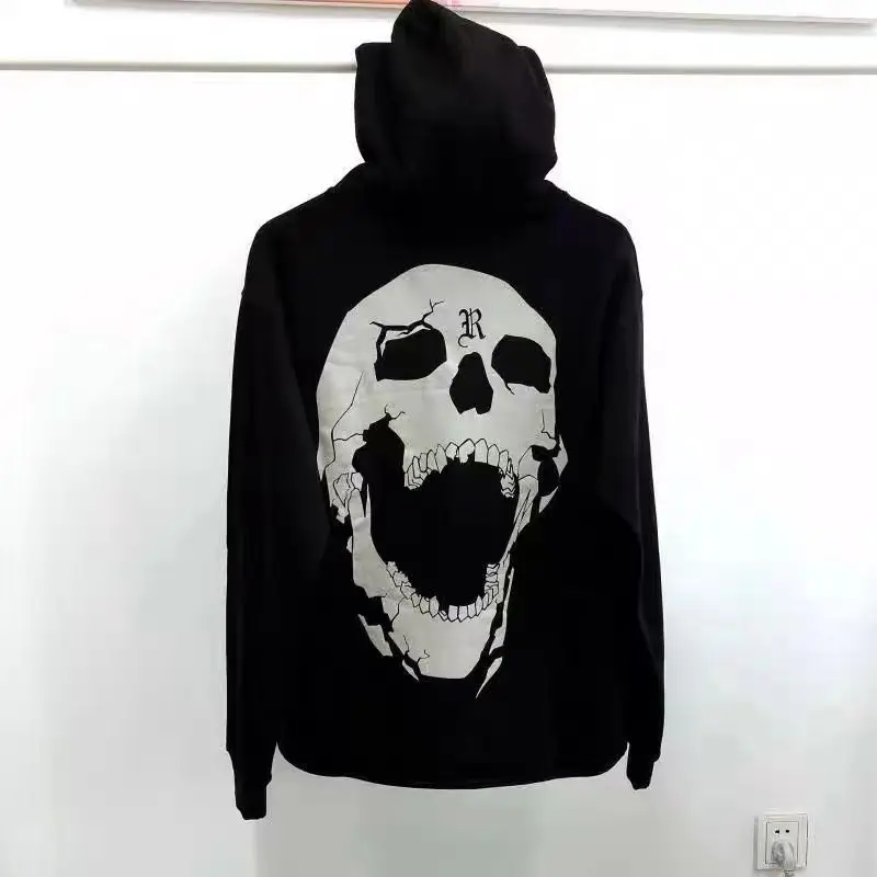 Y2k Clothes Men Hoodie Pullover Sweatshirts Essentials Hoodies Streetwear Hombre Grunge Skeleton Crewneck Coat Jacket