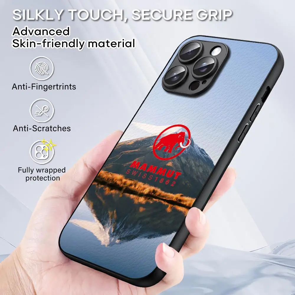 Фото Чехол для телефона для iPhone 17, 16, 15, 14, 13, 12, 11 Plus Pro Max, роскошный M-Mammuts-S, роскошная роскошная магнитная овчина высокого класса №4