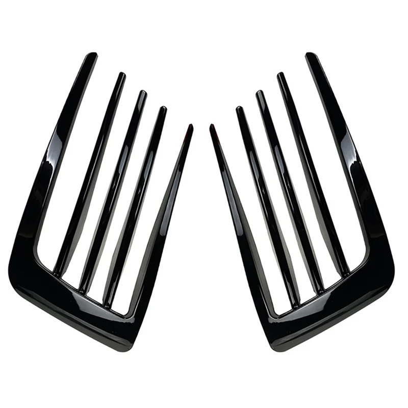 

2Pcs Car Front Bumper Fog Light Grille Cover Fog Light Cover Trim for Golf MK7 GT-I 2013-2016