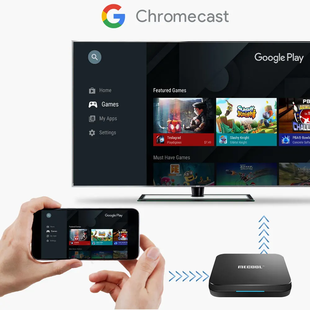 ТВ-приставка MECOOL KM9 PRO 4 Гб 32 ГБ 2 16 Android TV Google Сертифицированный KM3 A tv 10 64 Amlogic S905X2 4K