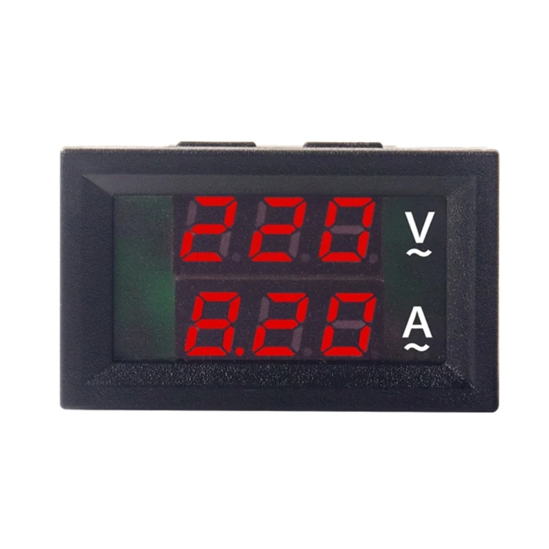 

Volt Amp Meter, AC450V 200A Digital Voltmeter Ammeter Panel,LED 2in1 Multimeter, 2-Wire Voltage Amperages Tester Gauges