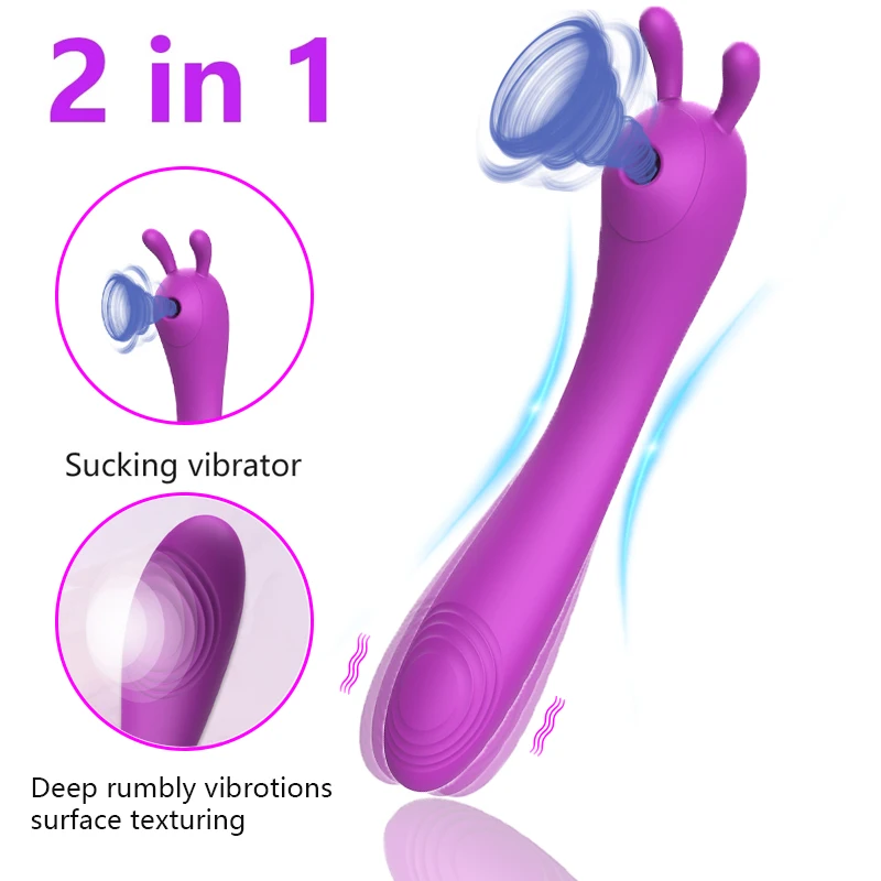 Dildo Rabbit Vibrator Sex Toys for Girls Nipple Sucker Clitoral Sucking Vibrators for Women Clit Vacuum Stimulator Sex Tools