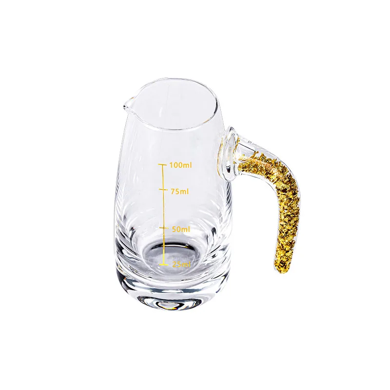 HeY LiLac бытовой прозрачный набор бутылок Baijiu с золотой фольгой стекло для стрельбы