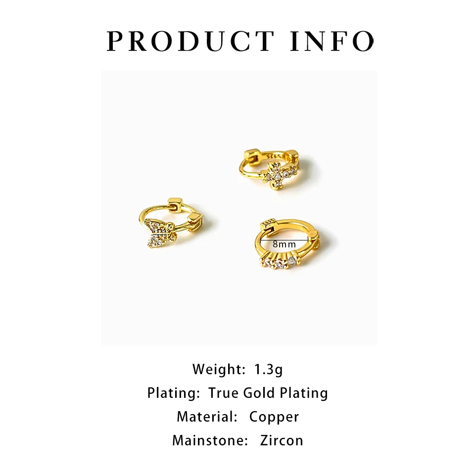 GHIDBK 3 шт. Изящные бабочки крест Тройная фотография для женщин модные