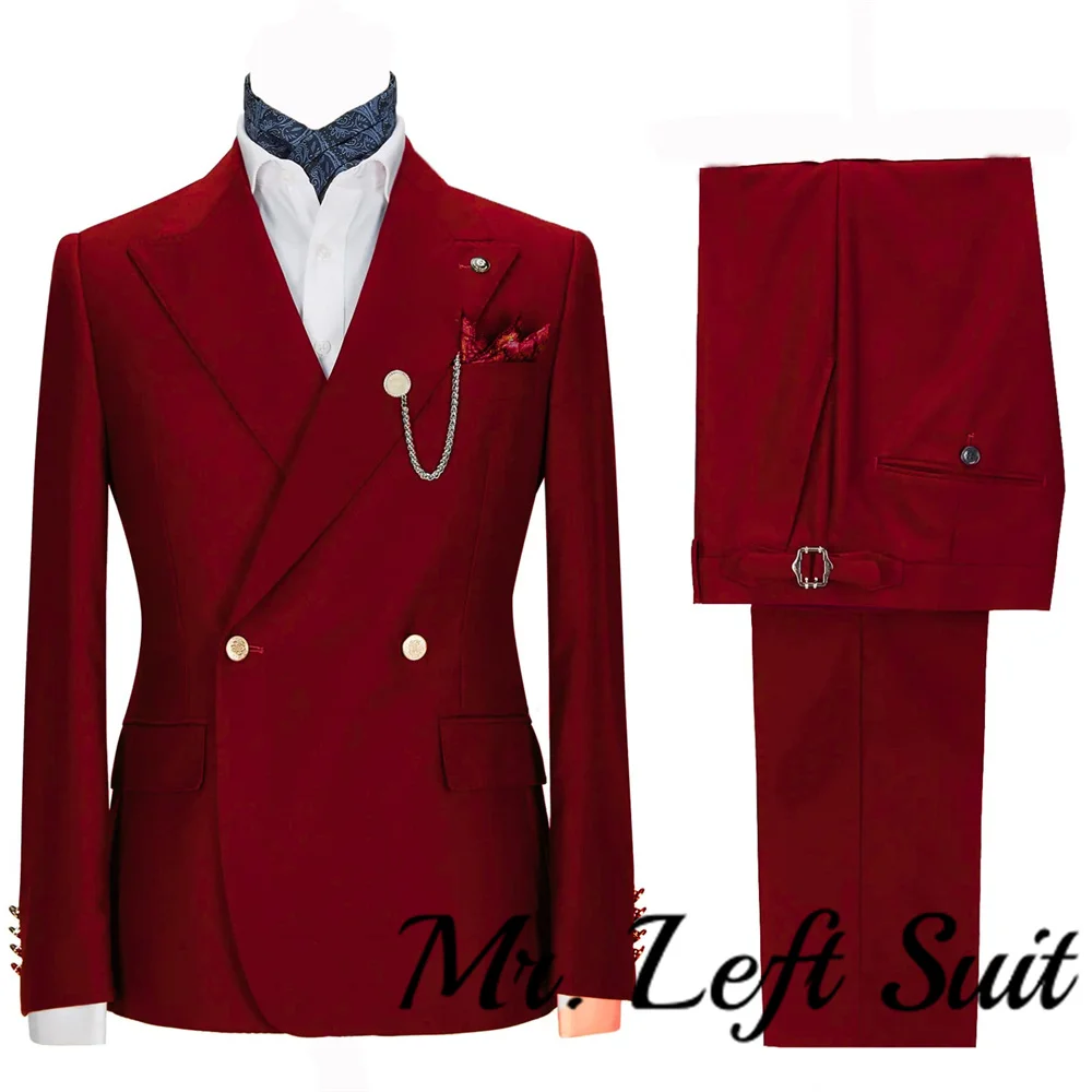 Мужские костюмы Стандартный крой блейзер брюки женский свадебный вечерний ужин