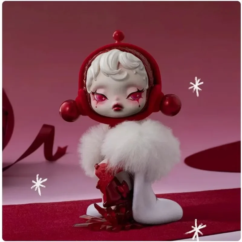 Фото POPMART SKULLPANDA It's Time To Make A Wish Series Фигурка Слепая коробка Коллекция игрушек Kawaii Аниме Экшн-сюрприз Подарок на день рождения №3