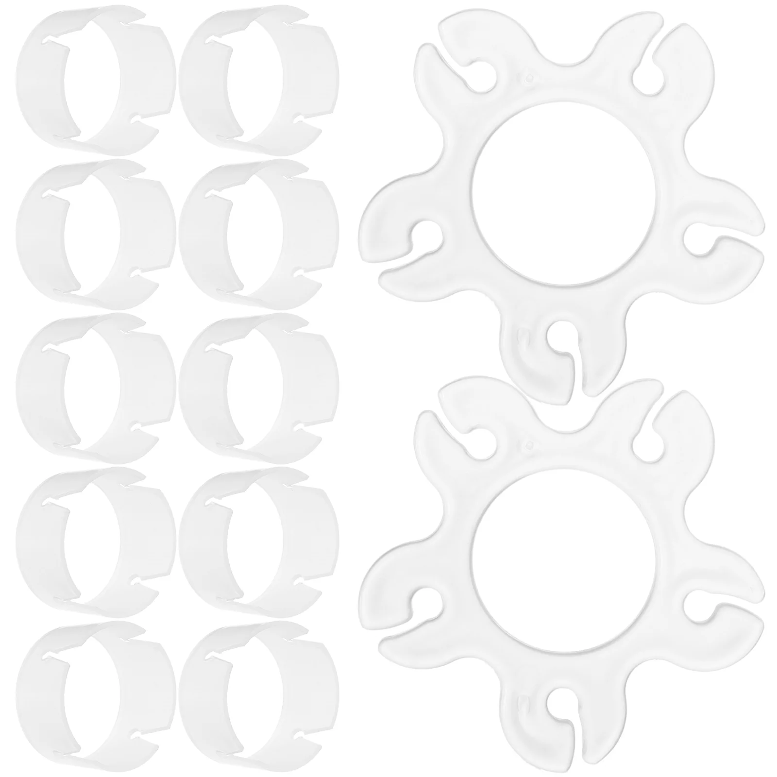 

100pcs Balloon Clips Holder Balloon Buckles Balloon Ring Buckles For Wedding Birthday Party