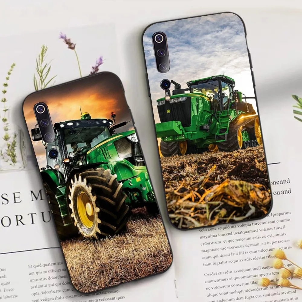 

Tractors Car Phone Case For Xiaomi Mi 5X 8 9 10 11 12 lite pro 10T PocoX3pro PocoM3 Note 10 pro lite