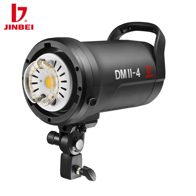 

RU JINBEI DMII 400W 5500K Studio Flash Strobe Light 15W COB Modeling Lamp 2.4G Wireless Bowens Mount with TR-V6II Trigger