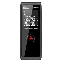 cem ldm 20 65ft20m mini laser distance meter laser rangefinder measure with highlight lcd display