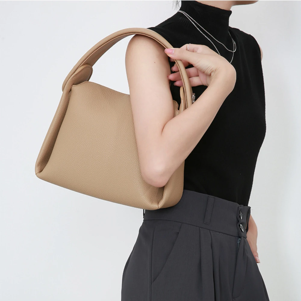 High Quality Fashion Women's Bag 2023 Trend Top Layer Cowhide Soft Leather Luxury Designer Handbags Shoulder Crossbody Bags