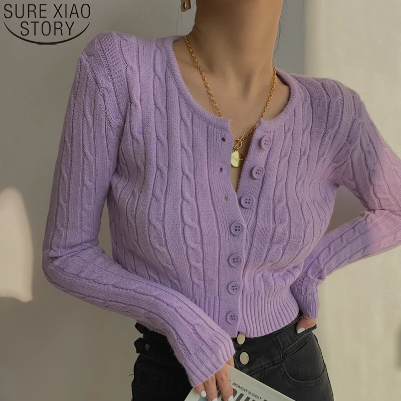 

Cardigans Sexy Navel-exposed Knitted Tops Fashion Vintage Autumn Short Length Long Sleeve Sweater Women Slim Fit Sweaters 23163