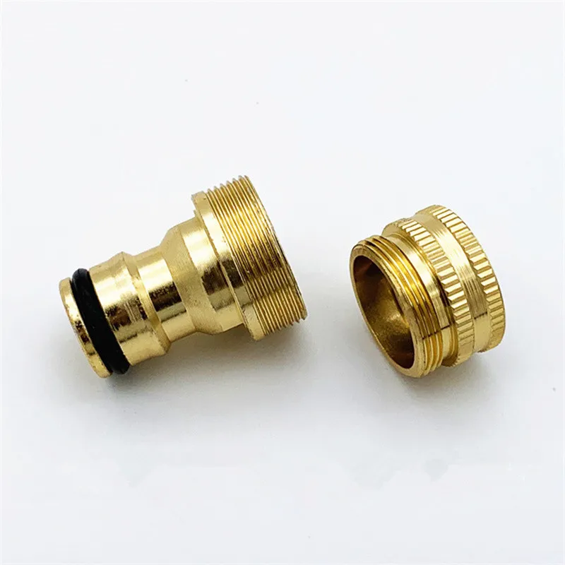 

5Pcs Aluminum Alloy Water Faucet Connector Hose Pipe Joint F21*M23 Nipple Connector and 1/2" Adapter Quick Fittings Wholesale