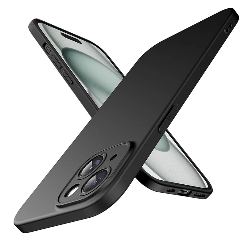 Роскошный Ультратонкий матовый Силиконовый мягкий чехол для iPhone 15 14 Plus 13 Mini Pro Max SE