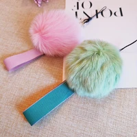 rope phone charm gift cute hairball mobile phone lanyard strap for iphone 13 samsung huawei xiaomi decoration mobile phone strap
