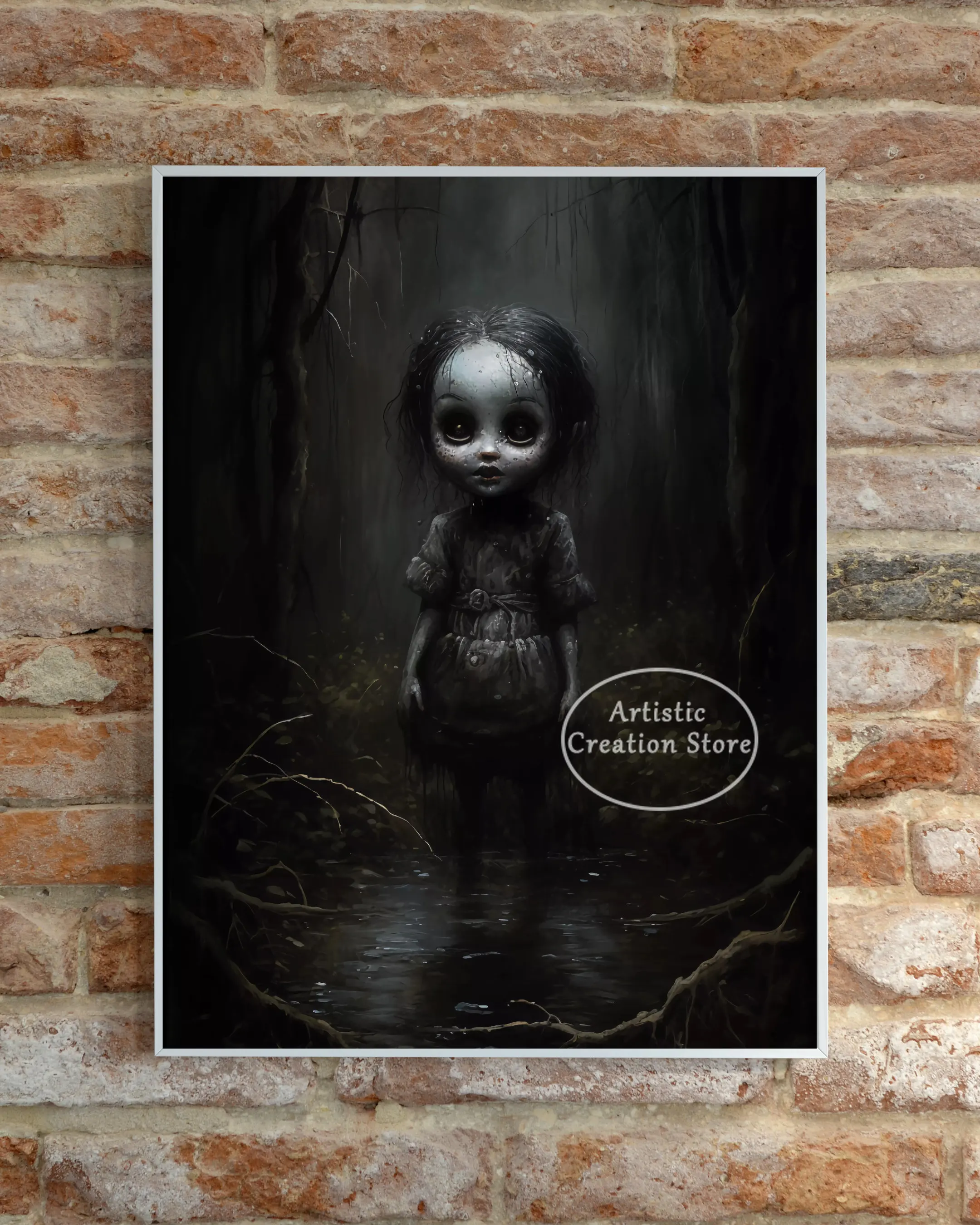 Художественный постер на Хэллоуин с привидениями на холсте корнелия функе охотники за привидениями и ледяной призрак