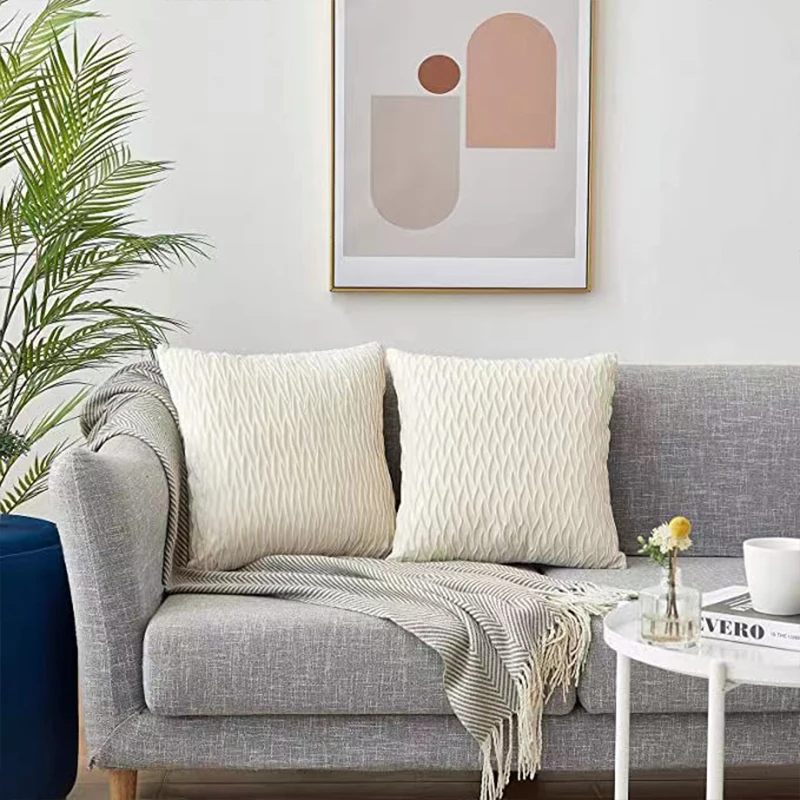 

Decorative Home Pillows Retro Fluffy Soft Throw Pillow Cover For Living Room For Sofa Couch Cushion Cover 45x45 Pillow Hugs