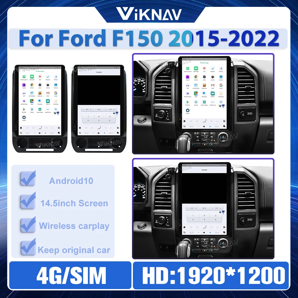 

Автомагнитола 2din на android, мультимедийный проигрыватель для FORD F150, 2015, 2016, 2017, 2018, 2019, автомобильная стереосистема, автомагнитола, DVD-плеер