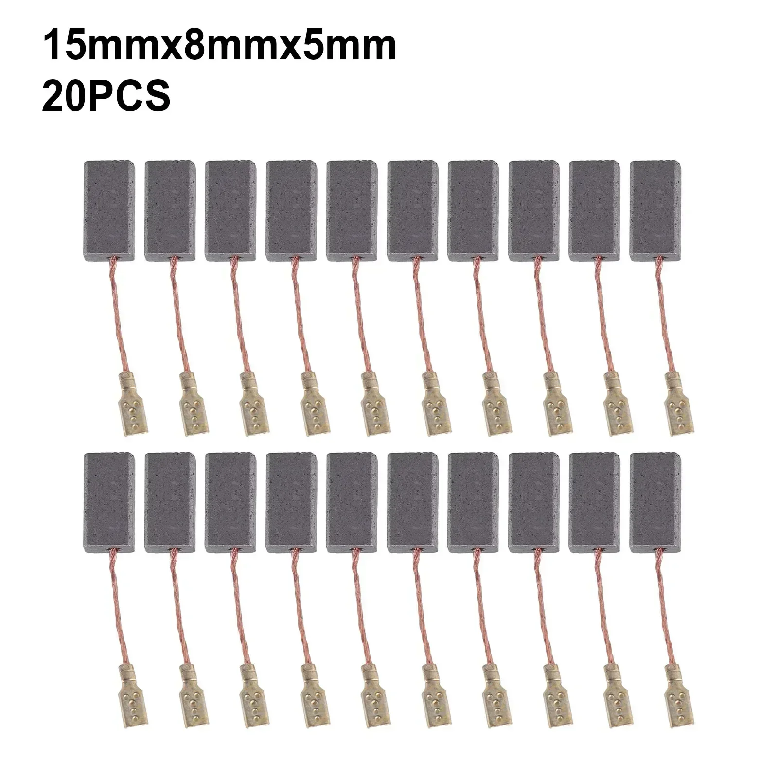 20 шт. угольные щетки для угловой шлифовальной машины двигателя Bosch 15 мм X 8 5