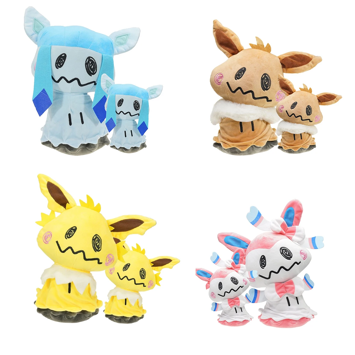 

9 Styles Kawaii Mimikyu Eevee Plush Doll Pokemon Pikachu Stuffed Toys Cute Elf Anime Derivatives Xmas Kid Baby Gift