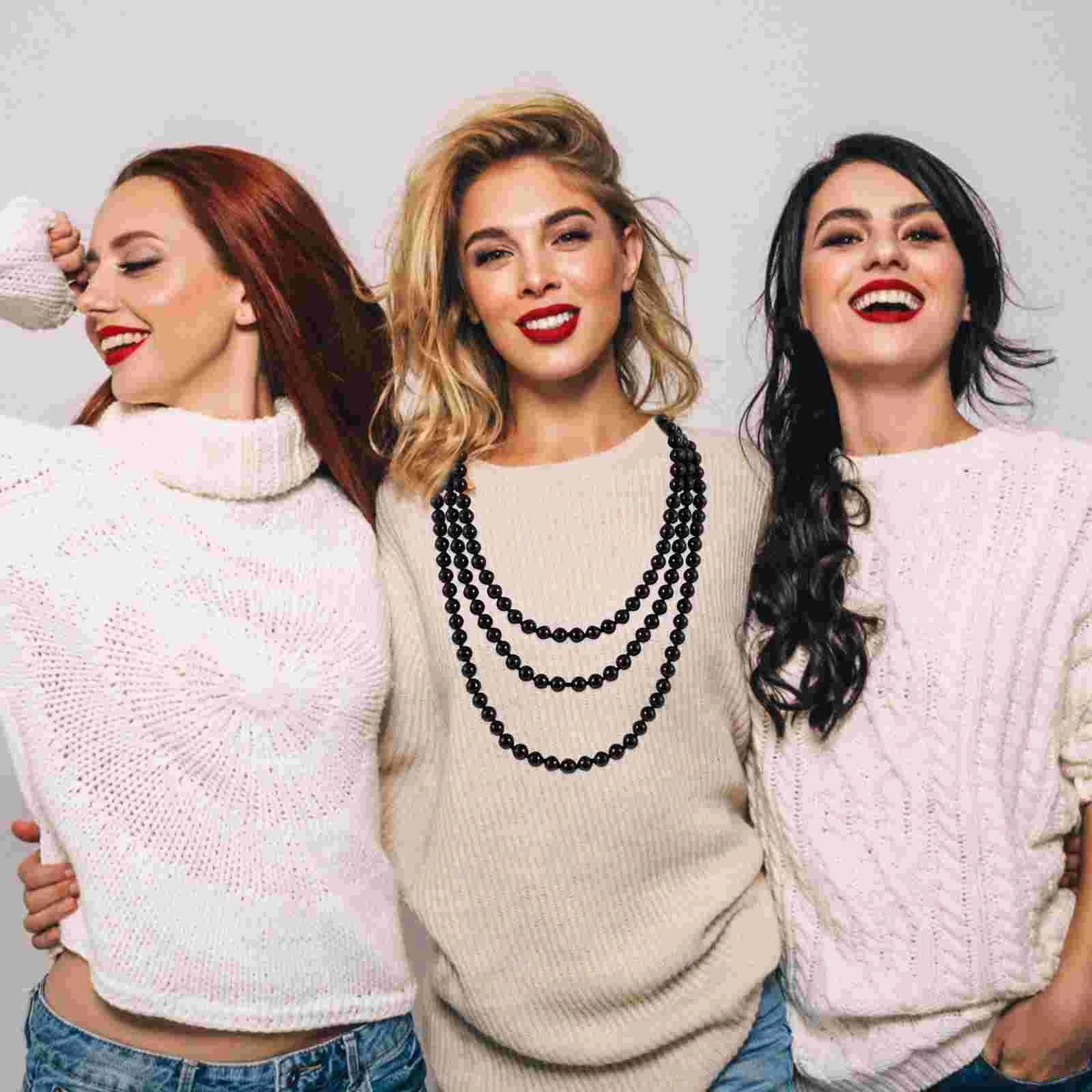 Свитер длинное ожерелье с крестом жемчужные аксессуары для женщин одежда