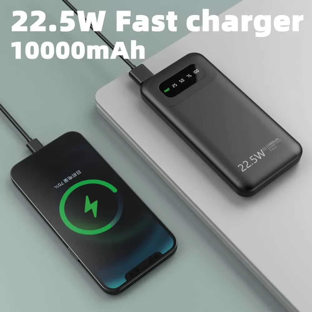 

2023New Power Bank Portable Charging PowerBank 10000 mAh External Battery Charger PoverBank Energy Banks for iPhone