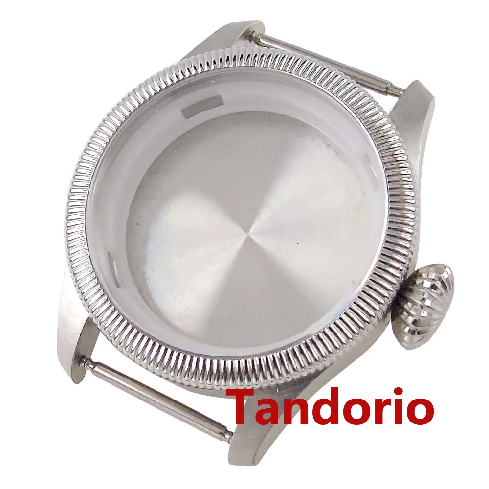 

39mm Tandorio 20ATM Diving Stainless Steel Pilot Men Watch Case Sapphire Glass For NH34 NH35 NH36A ETA2824 PT5000 Auto Movement
