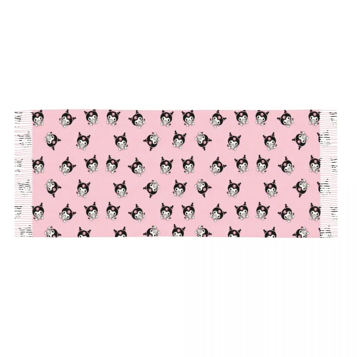 Мягкий и модный осенний шарф Sanrio Kuromi женские шарфы на день рождения с