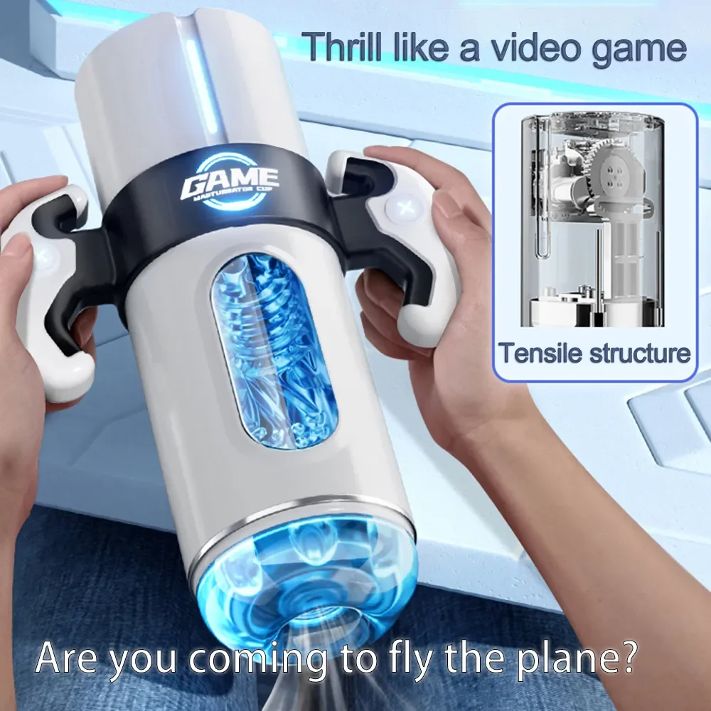 

GALAKU Male Masturbator Automatic Telescopic Masturbation Cup Deep Throat Oral Vagina Suction Blowjob Vibrators Sex Toys for Men