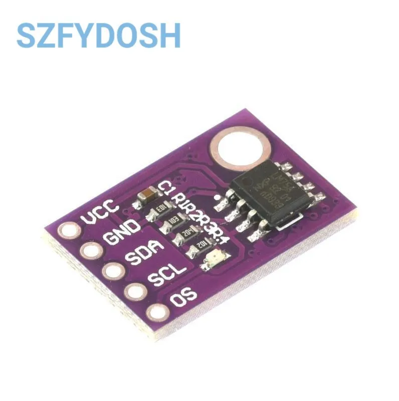 Модуль датчика температуры LM75 CJMCU-75, высокоскоростной интерфейс I2C IIC, высокоточная макетная плата для Arduino LM75A