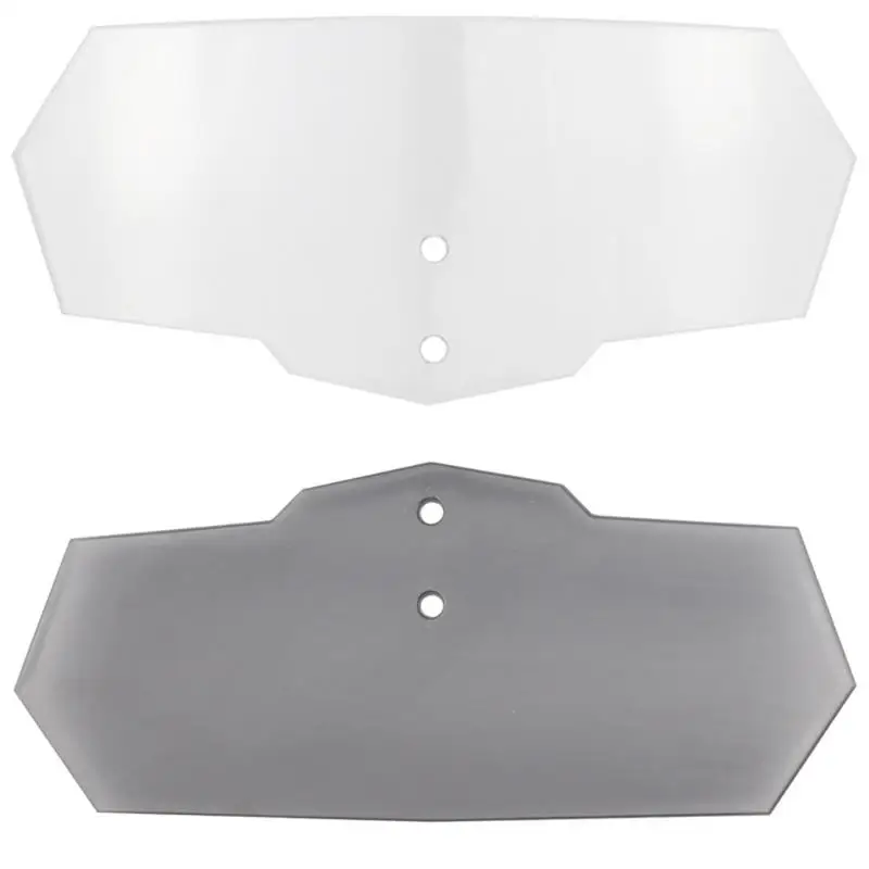 

1 Set Airflow Motorcycle Windscreen Windshield with Extension Spoiler Wind Deflector Universal Adjustable Wind Screens Shield