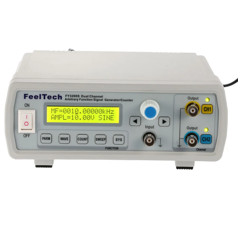 

Digital DDS Dual-channel Function Signal Source Generator Arbitrary Waveform/Pulse Frequency Meter 12Bits 250MSa/s Sine Wave 24M