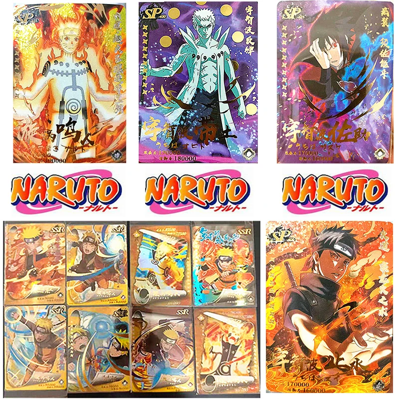 

NARUTO Uzumaki Naruto Uchiha Madara Uchiha Sasuke Anime Figure Single SP GP CP card Game Collection Cards Christmas GIFT TOY