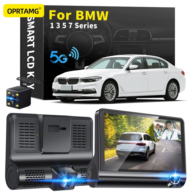 

OPRTAMG Dash Cam For BMW 1 3 5 7 Series E81 E87 F20 F21 E46 E49 F30 E39 E60 E61 F10 E38 E65 E66 E67 F01 F02 Car DVR 1994-2022