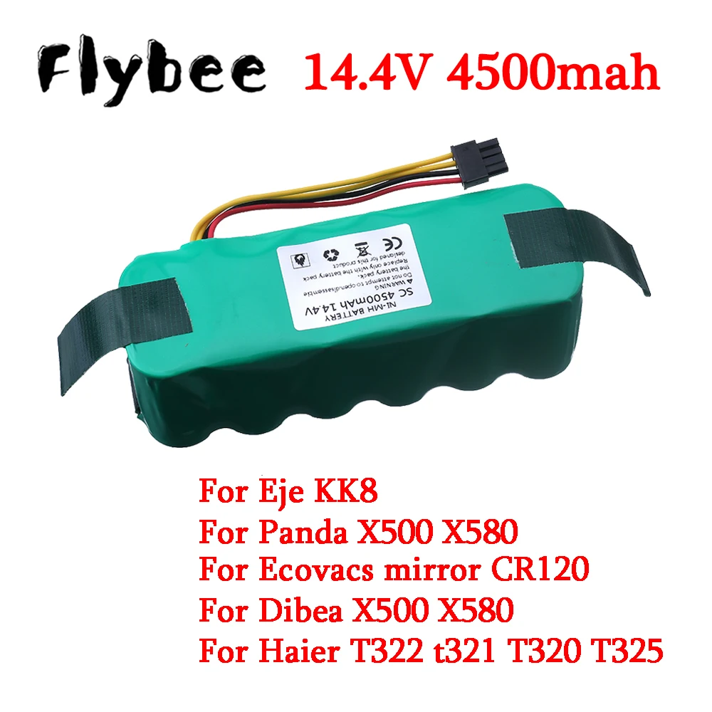 Аккумулятор для Kitfort KT504 Haier T322 T321 T320 T325/Panda X500 X580/Ecovacs Mirror CR120/Dibea X500 X580, 14,4 В