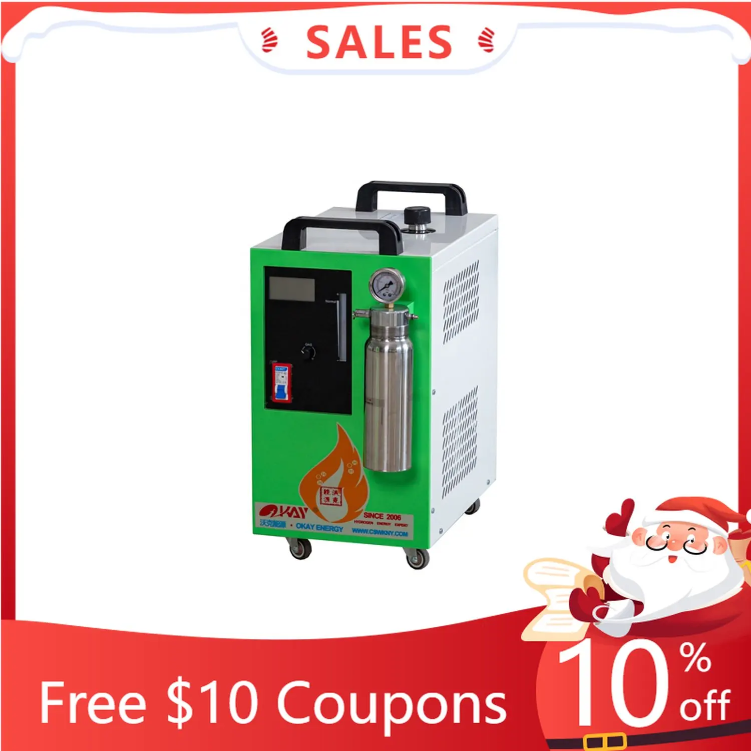 

Light Weight Portable Okay Energy OH200 Water Fuel Oxy Hydrogen Flame Generator