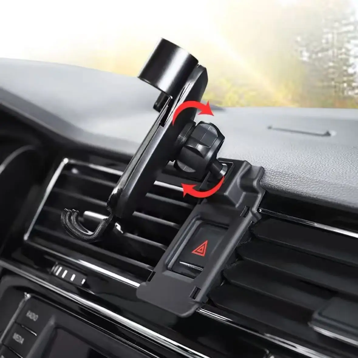 Фото Автомобильный держатель телефона для Honda CRV (2017-2022) автомобильный Стайлинг кронштейн GPS подставка вращающаяся поддержка мобильных аксессуаров №5
